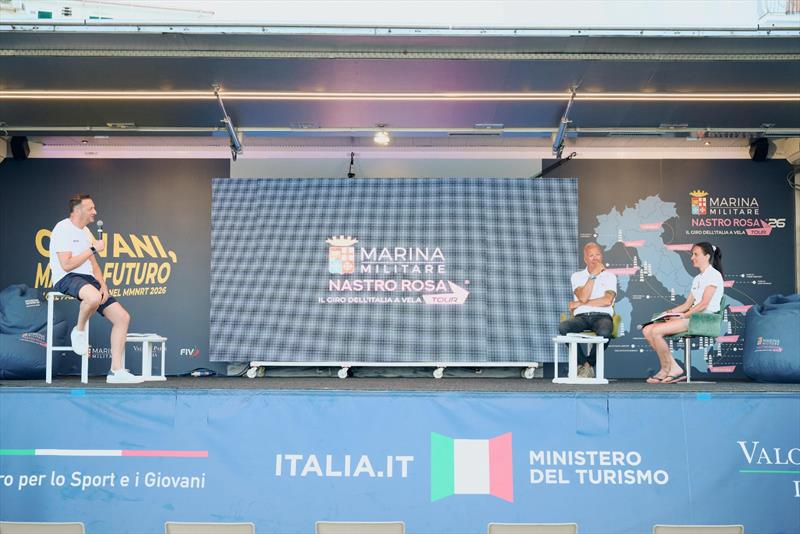 Marina Militare Nastro Rosa Tour 2026 Vieste Day 1 - photo © Filippo Federici