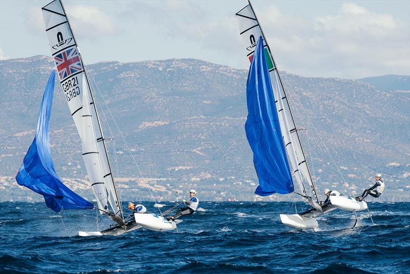 49er & 49erFX and Nacra 17 World Championships, day 6 - photo © Sailing Energy