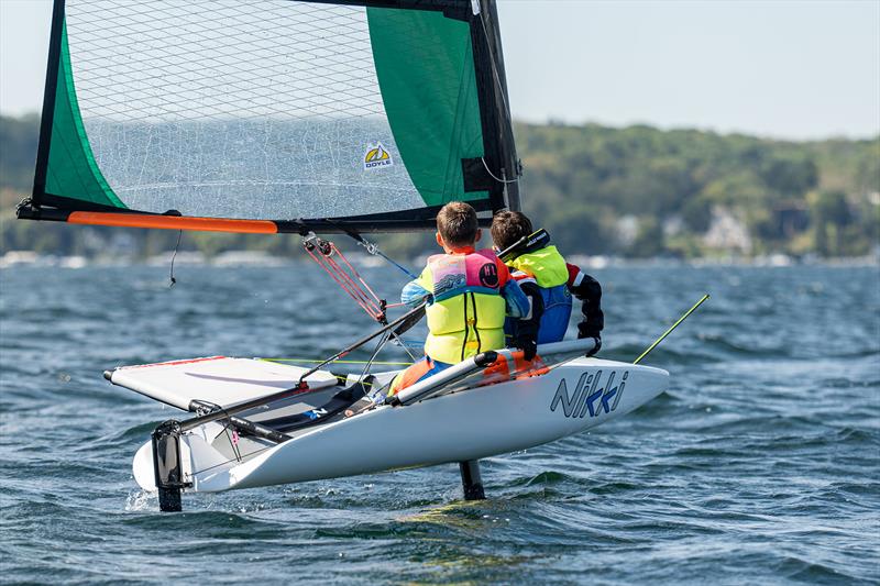Nikki action at the Melges Flight School - photo © Nick Bowers