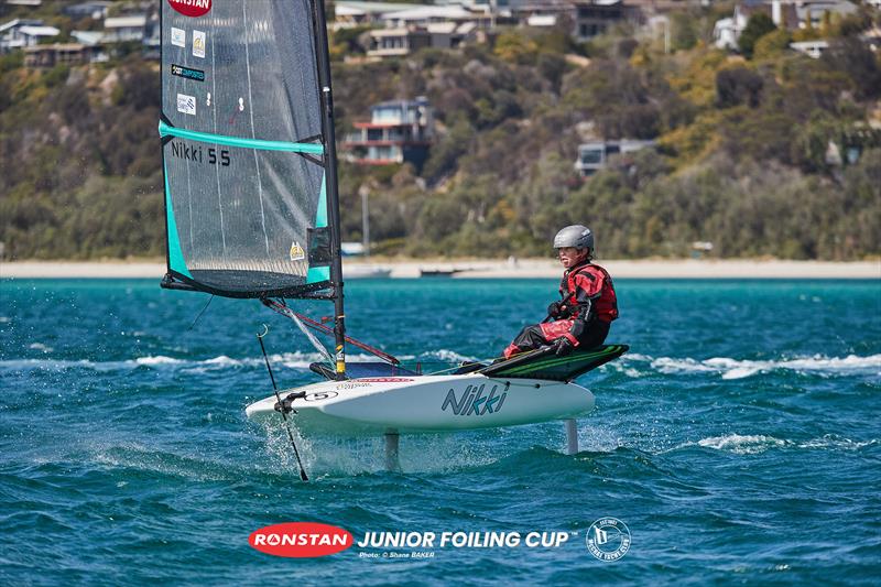 9 year old Will aboard the Nikki on Port Phillip - photo © Shane Baker