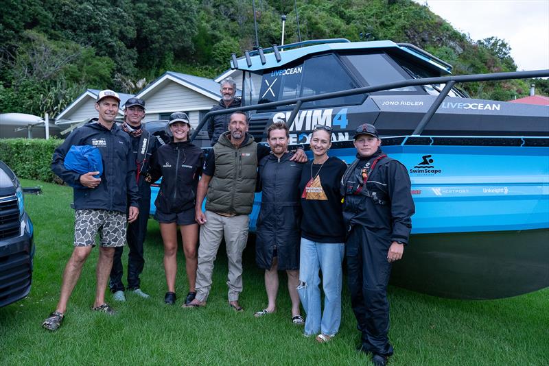  Jono Ridler - Mid Point reached - Swim4TheOcean - February 17, 2026 - photo © Joshua McCormack