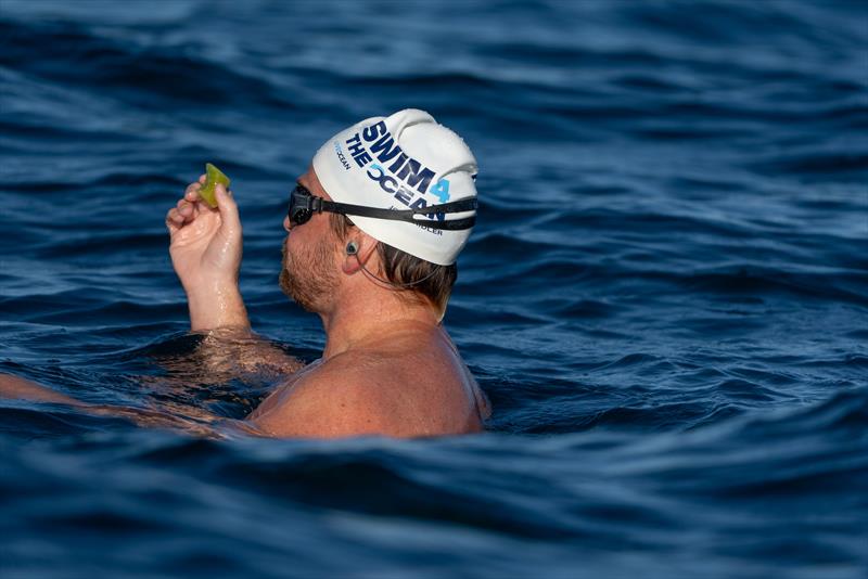  Jono Ridler - The final push - Swim4TheOcean - March 17, 2026 - photo © Joshua McCormack