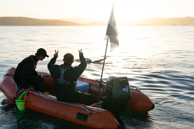  Jono Ridler - The final push - Swim4TheOcean - March 17, 2026 - photo © Joshua McCormack