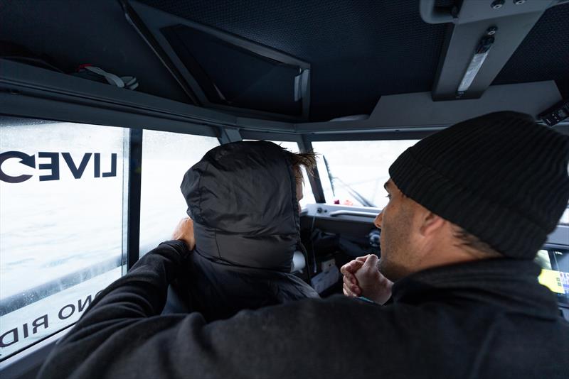  Jono Ridler - heads into Cook Strait - Swim4TheOcean - March 29, 2026 - photo © Joshua McCormack