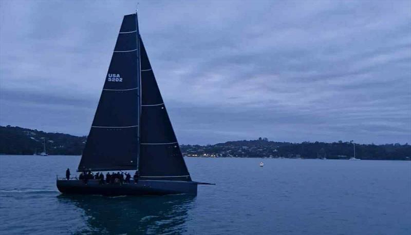 Callisto (USA) finishes in the half-light of dawn - 2025 Coastal Classic - Russell - October 25, 2025 - photo © PIC Coastal Classic