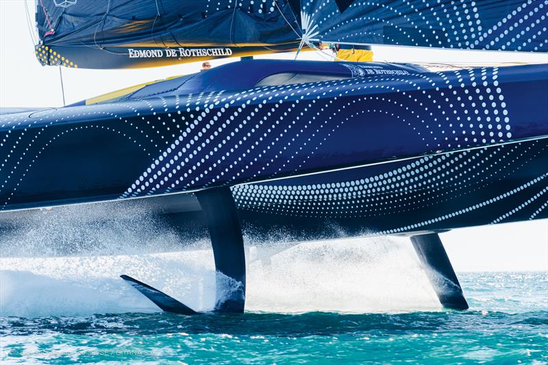 Maxi Edmond de Rothschild's debut flight - photo © Eloi Stichelbaut - polaRYSE / Gitana S.A.