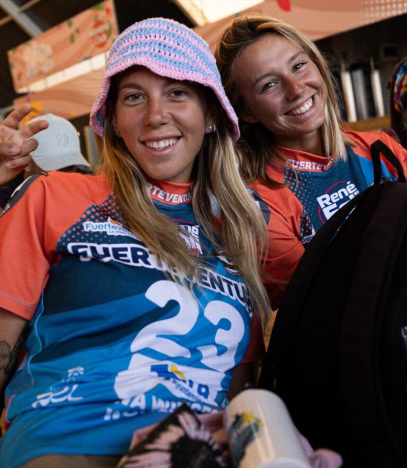 Allegra Caffi and Sofia Marchetti - GWA Wingfoil World Cup Fuerteventura 2026 - photo © Samuel Cardenas