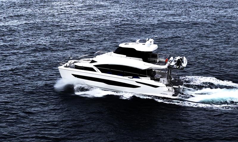 Aquila 54' luxury power catamaran is the first vessel in Oceania to fit ZF's advanced TotalCommand marine propulsion control system - July 2026 photo copyright ZF Marine taken at Royal New Zealand Yacht Squadron and featuring the  class